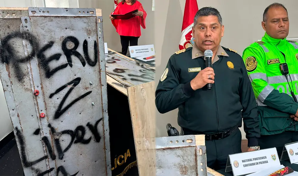 General Monroy indicó que durante la intervención no pueden leer los fotocheck de prensa.