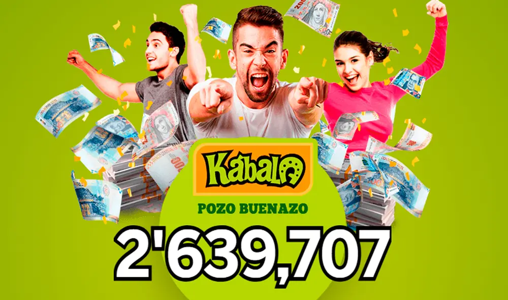 Nuevo sorteo de La Kábala con Pozo Buenazo de S/2.639.707 | Composición LR | Foto: Intralot Nuevo sorteo de La Kábala con Pozo Buenazo de S/2.639.707 | Composición LR | Foto: Intralot