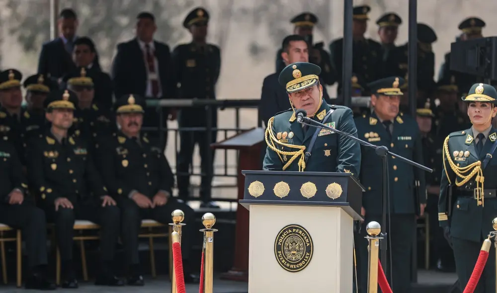Óscar Arriola anunció que defenderá la democracia ante las protestas. Foto: Ministerio del Interior. Óscar Arriola anunció que defenderá la democracia ante las protestas. Foto: Ministerio del Interior.