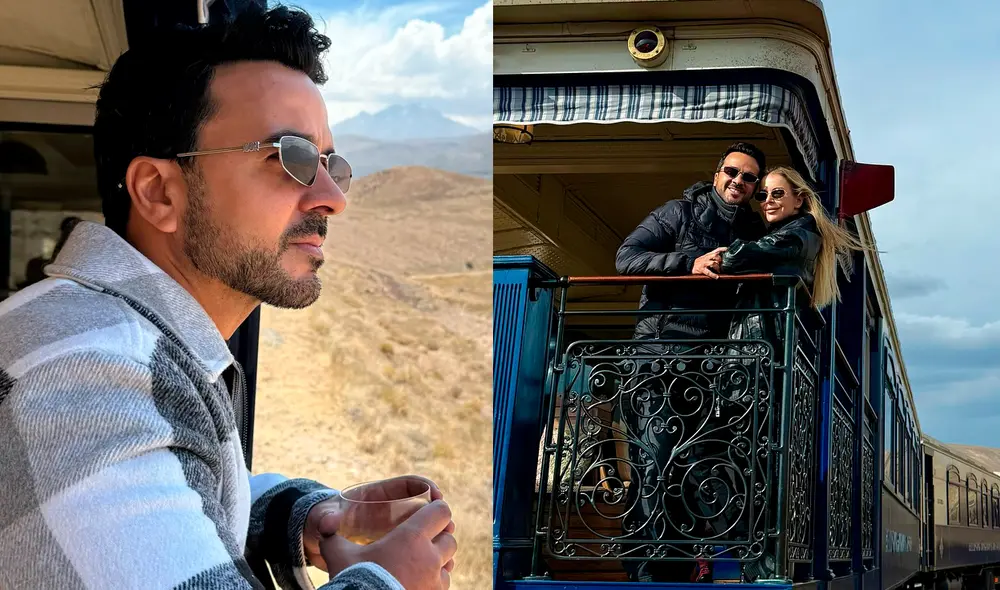 Luis Fonsi publica fotos de su aventura en el Belmond Andean Explorer, un tren de lujo que recorre la hermosa sierra peruana, mostrando su deleite por la gastronomía y paisajes locales. Fotos: Instagram.