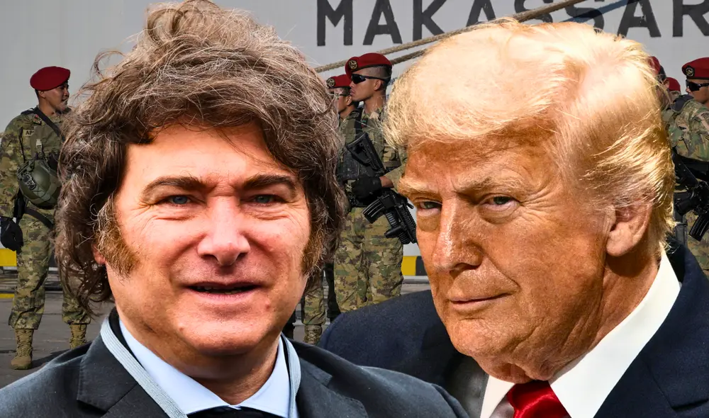 Javier Milei y Donald Trump refuerzan lazos entre EE. UU. y Argentina. Foto: AFP Javier Milei y Donald Trump refuerzan lazos entre EE. UU. y Argentina. Foto: AFP
