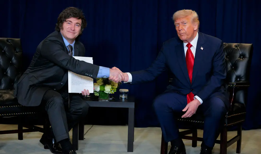 Donald Trump y Javier Milei se reunieron en el marco de la Asamblea General de la ONU. Donald Trump y Javier Milei se reunieron en el marco de la Asamblea General de la ONU.