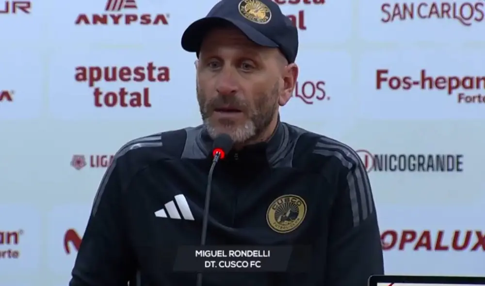 Miguel Rondelli cuestionó la programación de la Liga 1. Foto: Gol Perú