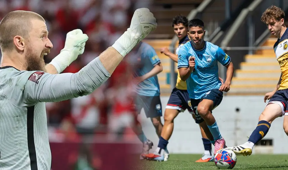 Piero Quispe no pudo anotarle al arquero que nos dejó sin Mundial. Foto: Lr/ESPN