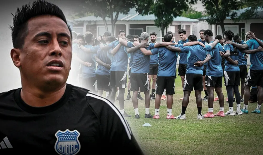 El próximo partido de Christian Cueva con Emelec será el domingo 5 de octubre. Foto: composición LR/Emelec
