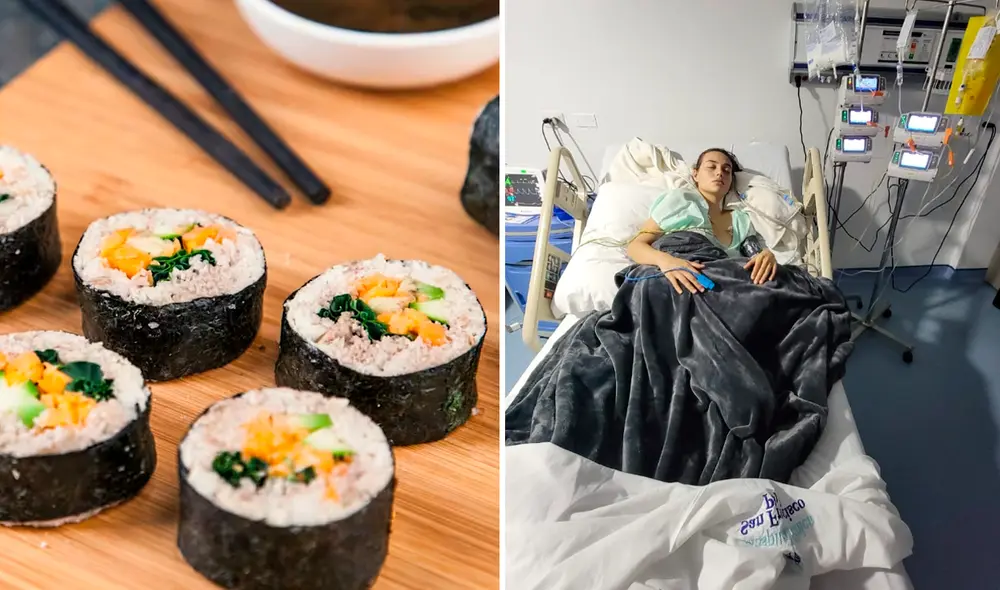 Mujer ecuatoriana contrajo enfermedad mortal luego de comer sushi.