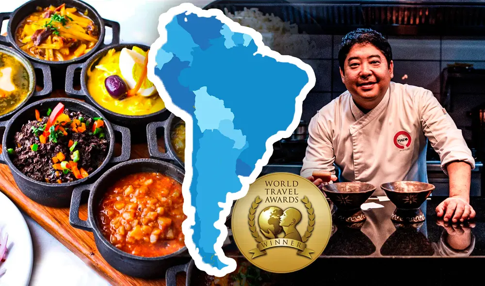 Esta es la duodécima vez que Perú fue reconocido como el Mejor Destino Culinario de Sudamérica en los World Travel Awards. Foto: Composición LR/Mercadeando/El País Esta es la duodécima vez que Perú fue reconocido como el Mejor Destino Culinario de Sudamérica en los World Travel Awards. Foto: Composición LR/Mercadeando/El País