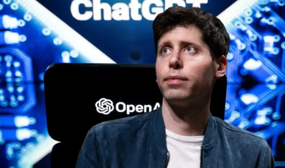 Sam Altman, de 40 años, es el CEO de OpenAI. Foto: composición