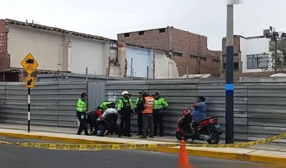 Obrero de construcción civil asesinado en la exavenida Colonial, en el Callao. Foto: Difusión.