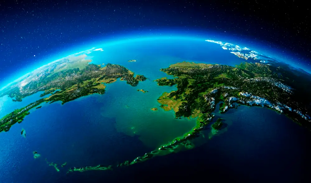 El Estrecho de Bering es un paso angosto y poco profundo entre Asia y América. Foto: AdobeStock El Estrecho de Bering es un paso angosto y poco profundo entre Asia y América. Foto: AdobeStock