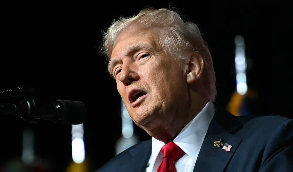 Trump aseguró que Israel debe detener de inmediato el bombardeo de Gaza. Foto: AFP