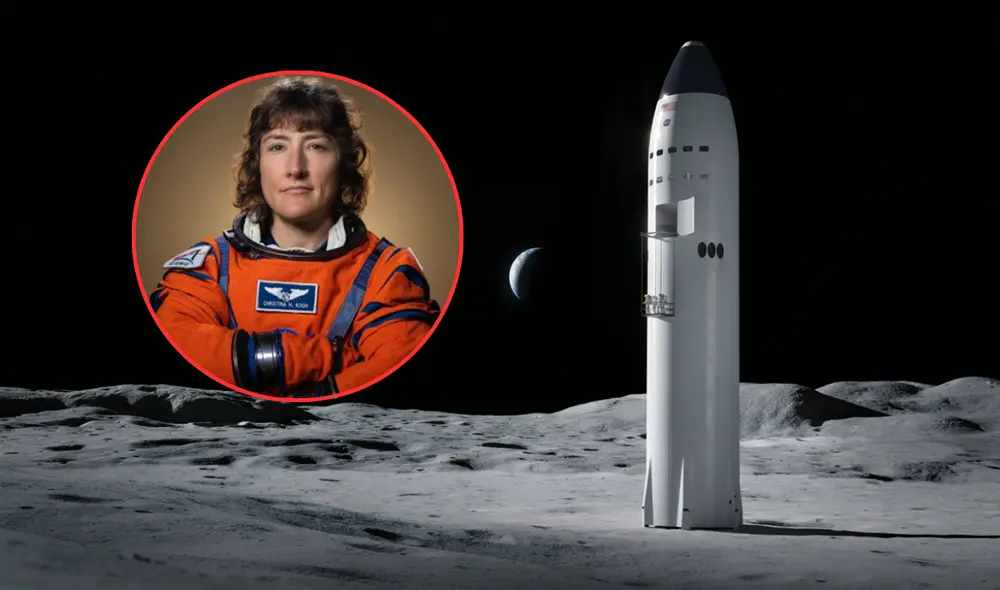 Christina Koch soñaba desde niña viajar al espacio inspirada por la imagen de la  imagen de la Tierra tomada en 1968 por Bill Anders, miembro del Apolo 8.