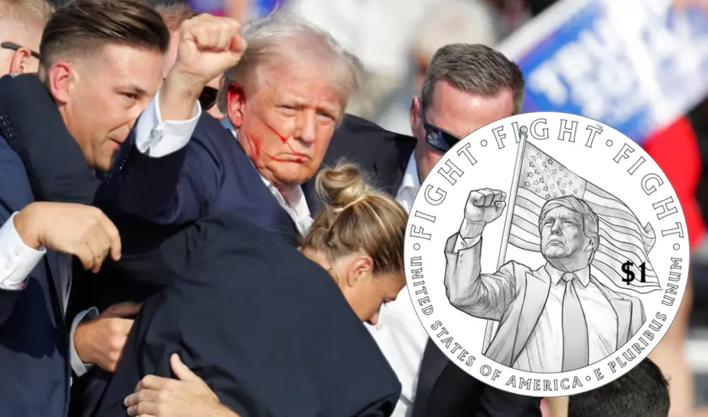 La moneda busca conmemorar la democracia estadounidense. Foto: composición