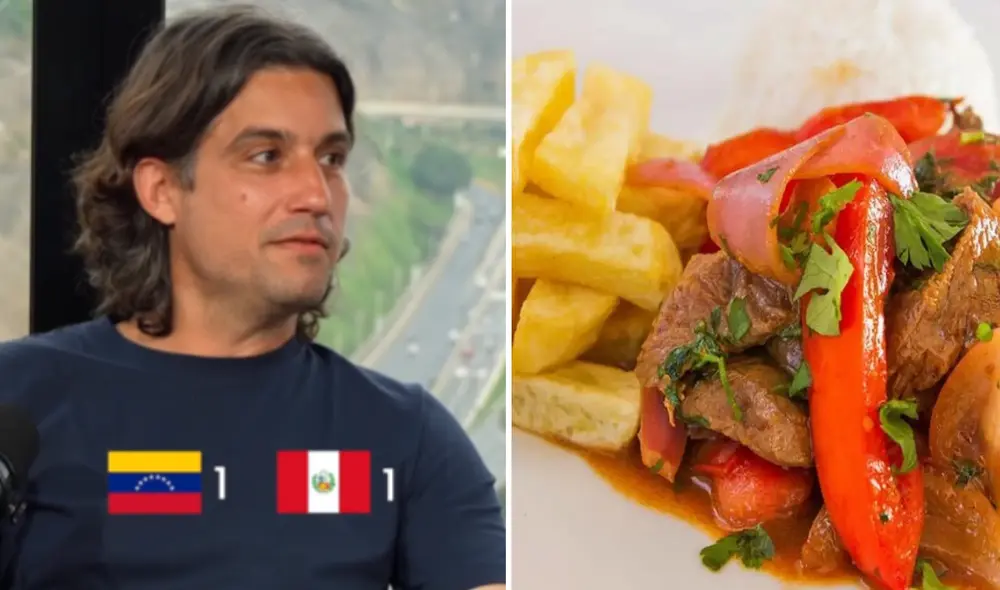 El chef venezolano Juan Luis Martínez eligió al lomo saltado sobre el tradicional plato venezolano pabellón criollo.