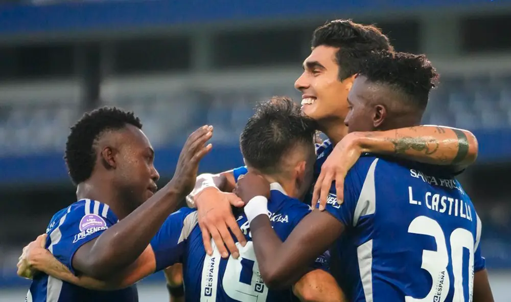 Emelec empezó con pie derecho el hexagonal por los play-offs de la Copa Sudamericana. Foto: X