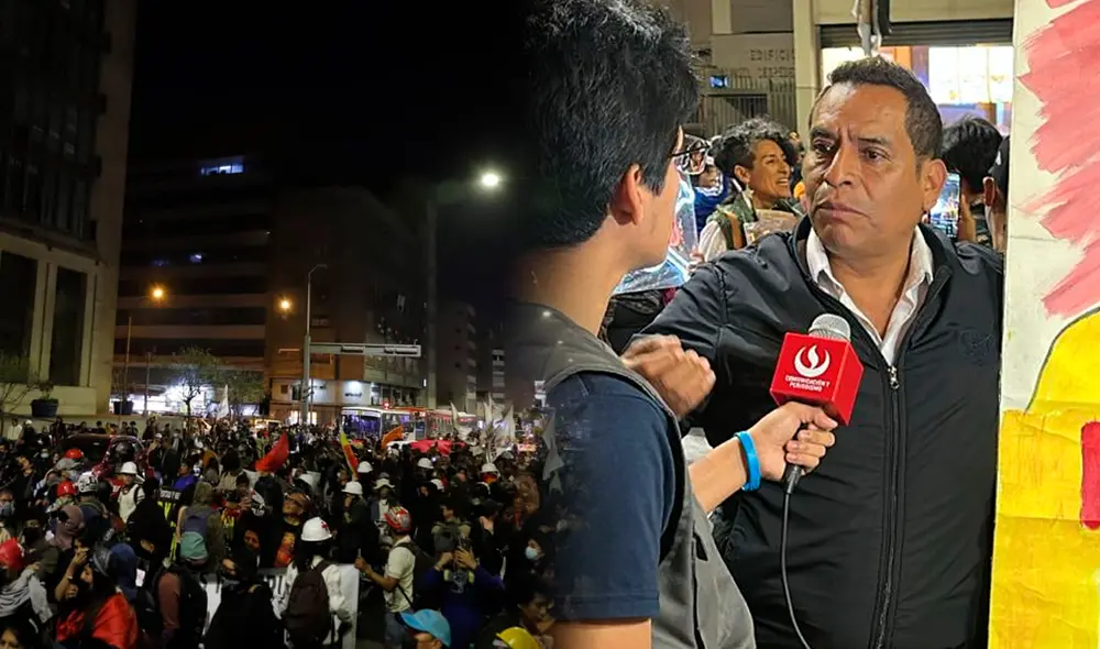 Durante las movilizaciones de la 'Generación Z' un grupo de transportistas se hizo presente para respaldar a los jóvenes. Foto: Composición LR/Sebastián Blanco