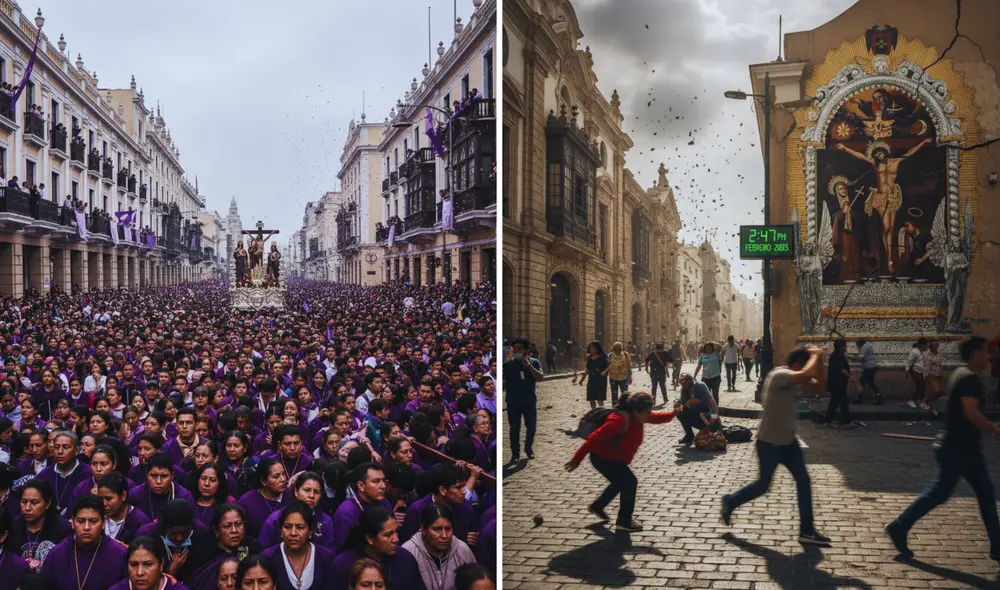 En Perú, millones de católicos conmemoran al Señor de los Milagros, pero este mes también es recordado por varios temblores.