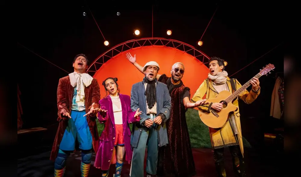 Elenco de la obra dirigida por Fernando Castro.