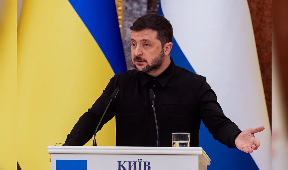 Volodímir Zelenski arremetió contra varios países extranjeros, entre ellos Estados Unidos.