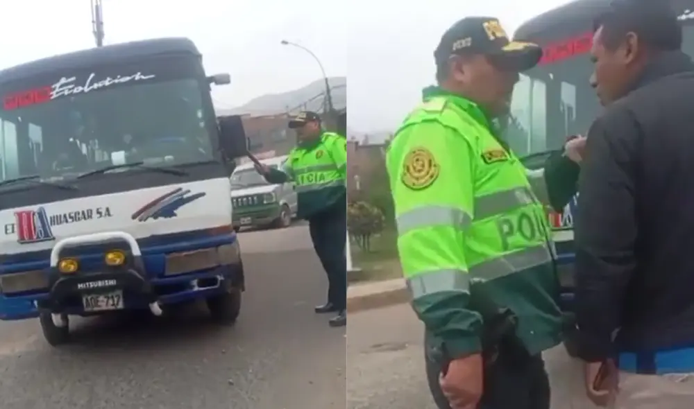 Un policía se enfrentó a trabajadores de la empresa Huáscar tras romper la luna a una de sus buses. Un policía se enfrentó a trabajadores de la empresa Huáscar tras romper la luna a una de sus buses.