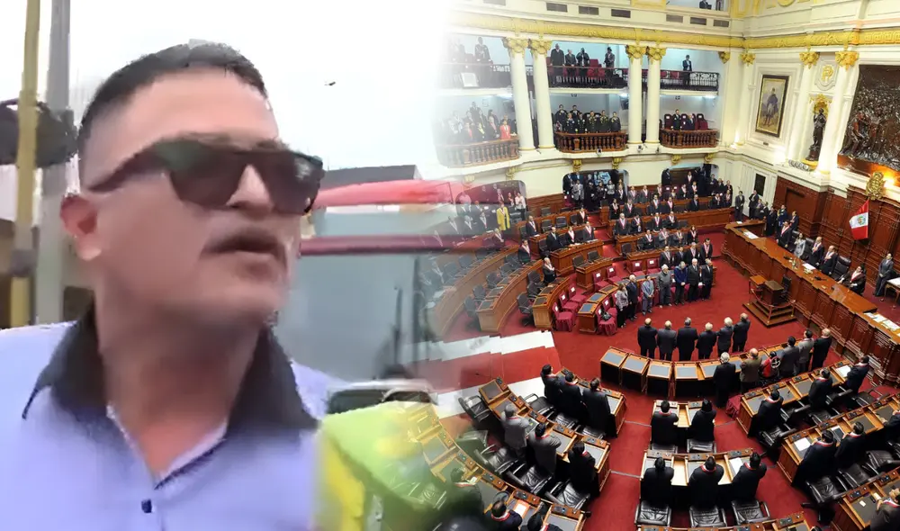 En medio del paro de transportes de Lima, choferes expresaron su descontento hacia el Congreso y el Gobierno de Boluarte. Foto: composición LR