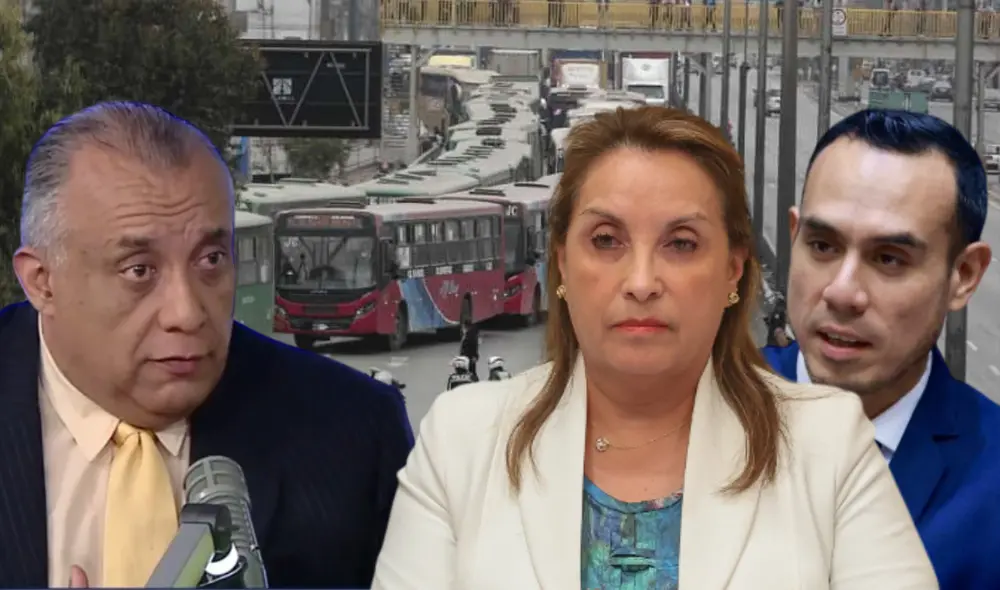 Ojeda comunicó que transportistas solicitan una reunión con el Ejecutivo y Legislativo para buscar medidas contra la extorsión. De no darse, el paro se extenderá por dos días más. Foto: Composición LR / Foto: Marco Cotrina - LR