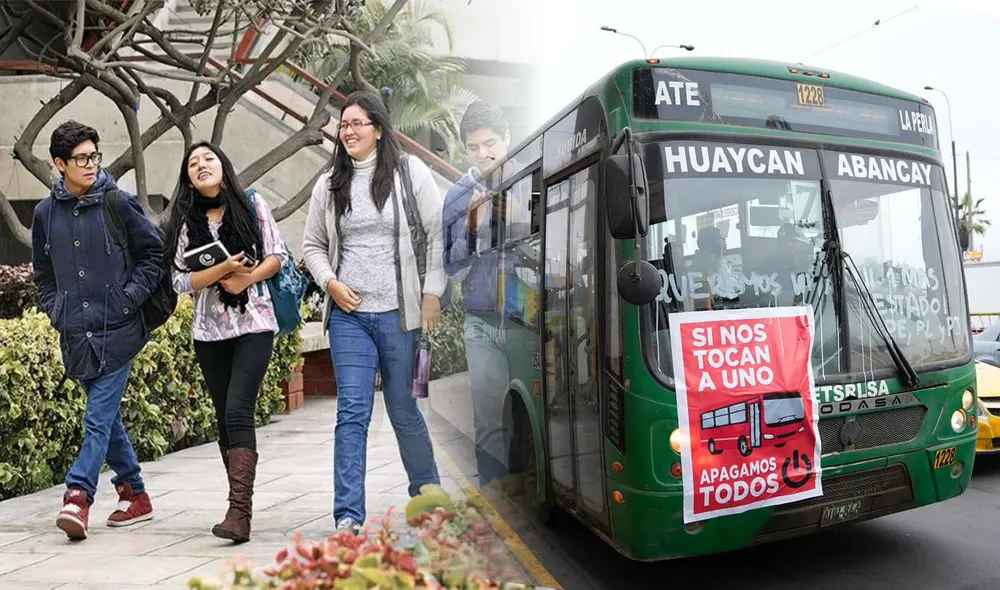 Universidades de Lima y Callao suspenden clases presenciales por paro de transportistas