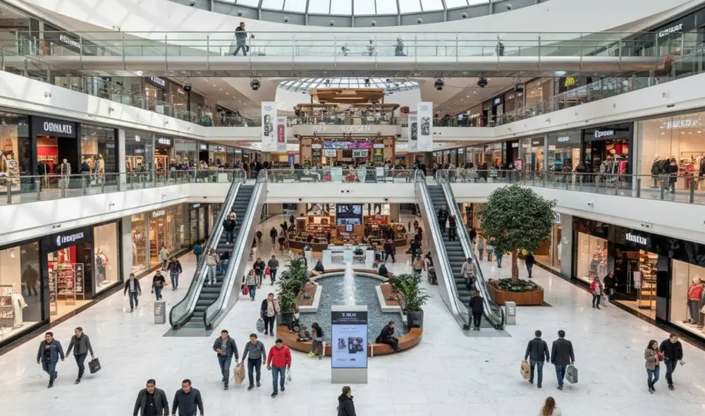 Los centros comerciales se han convertido en espacios favoritos para los ciudadanos.