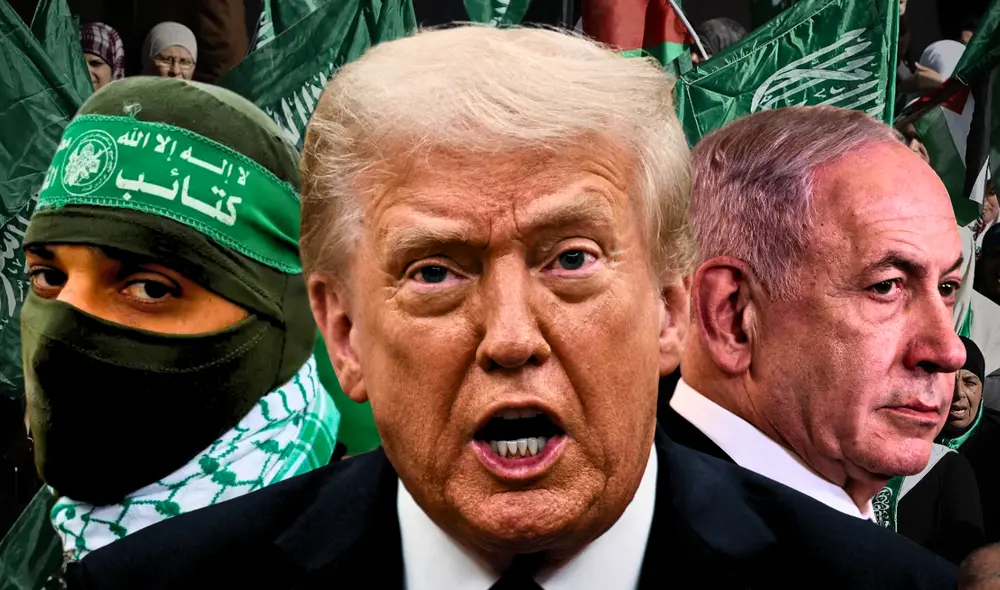 Trump impulsa un plan de paz en Egipto con Israel, Hamás y mediadores clave Foto: AFP