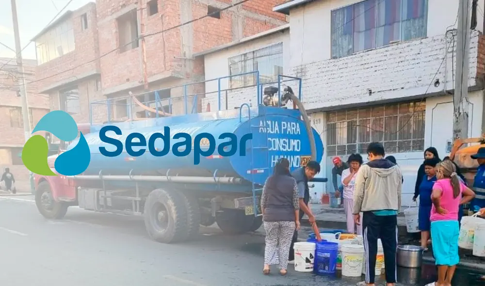 Sedapar anunció cortes de agua en sus plataformas oficiales.