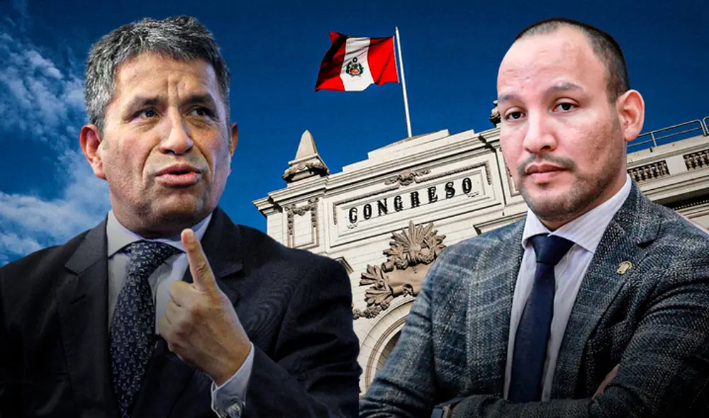 Rivera confronta a congresista Muñante por solicitar desactivación de fiscalías de DDHH. Foto: Composición LR