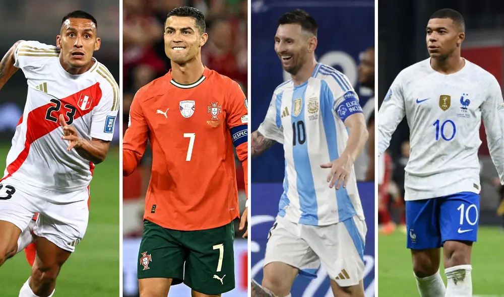 En esta fecha FIFA de octubre las selecciones sudamericanas jugarán amistosos, mientras que la europeas disputarán partidos de eliminatorias. Foto: composición/GLR/AFP