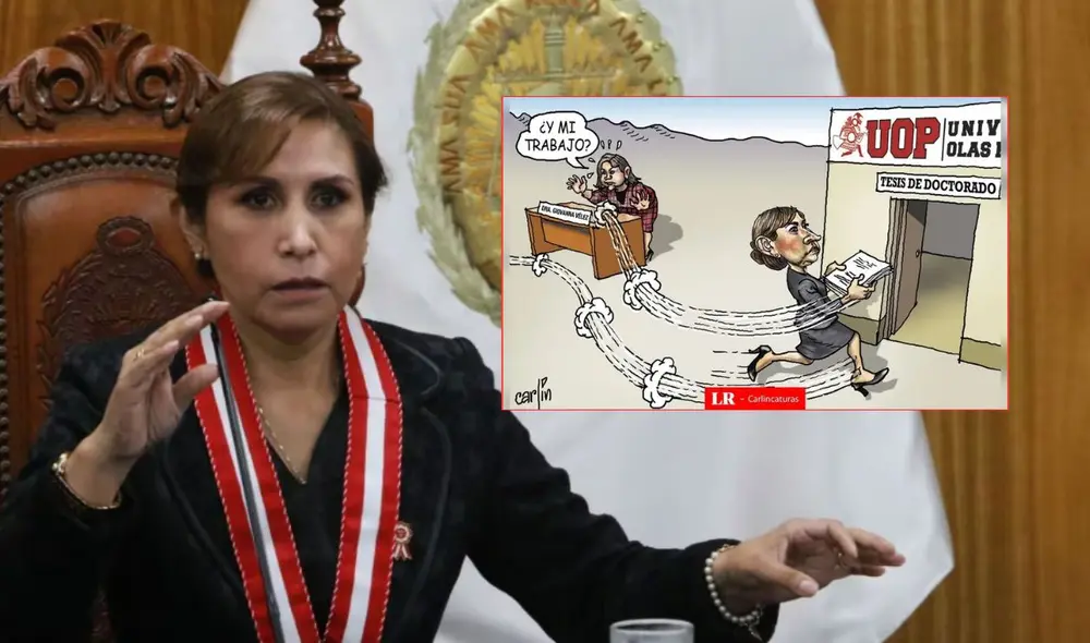 Carlincatura expone denuncia contra Patricia Benavides por presunto plagio de tesis