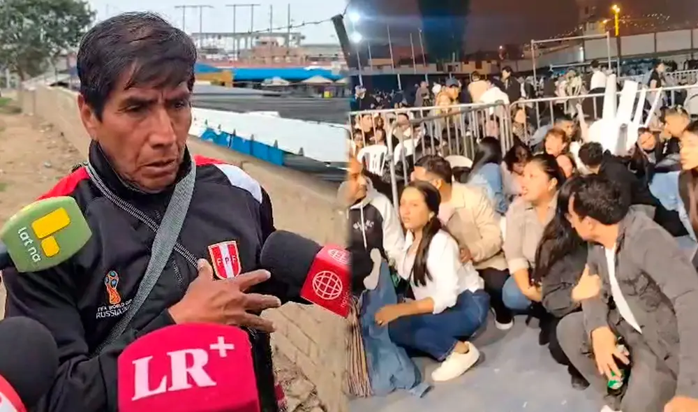 Testigos del concierto optaron por lanzarse al suelo en medio de la balacera. Foto: Composición LR Testigos del concierto optaron por lanzarse al suelo en medio de la balacera. Foto: Composición LR