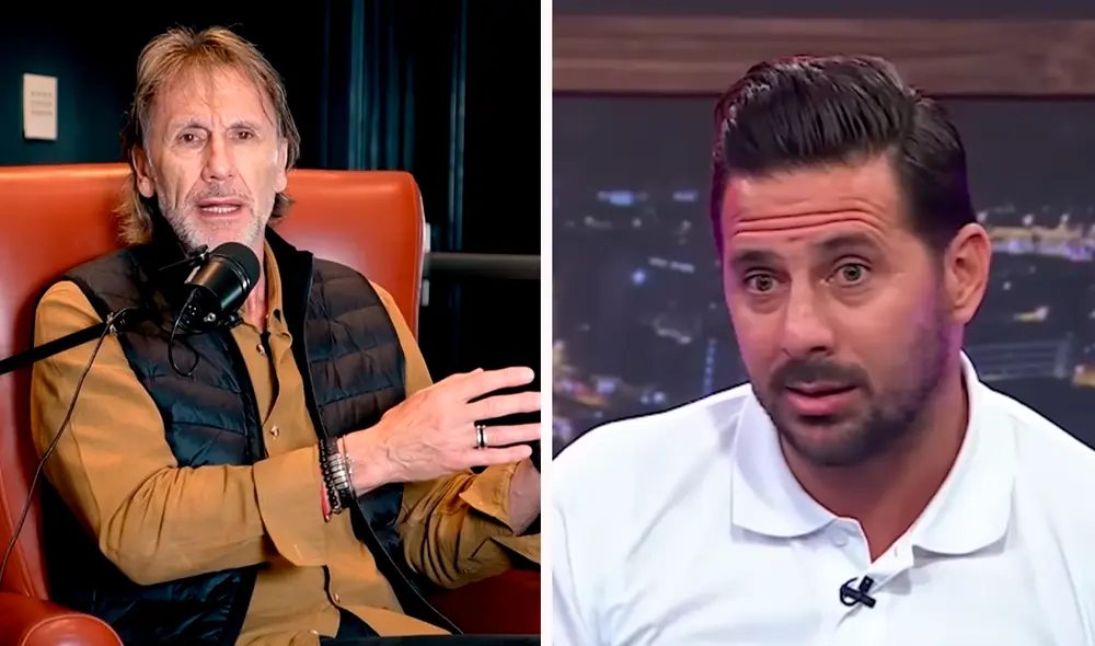 Ricardo Gareca reconoció la trayectoria futbolística de Claudio Pizarro. Foto: composición LR/captura de Pase Filtrado/Al Ángulo