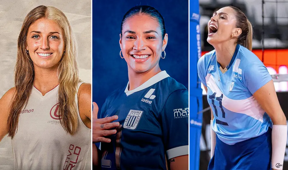 La Liga Peruana de Vóley 2025-26 se disputará desde octubre del 2025 a mayo del 2026. Foto: composición de LR/Universitario/Alianza Lima/Regatas