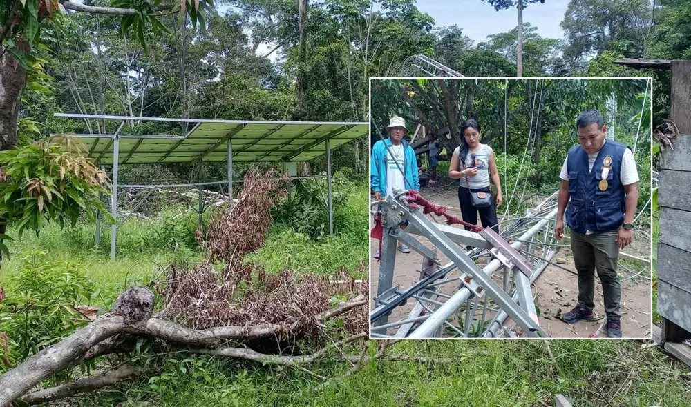 Población pidió a autoridades revisar estructuras de telecomunicaciones. Foto: Distrito Fiscal Loreto.