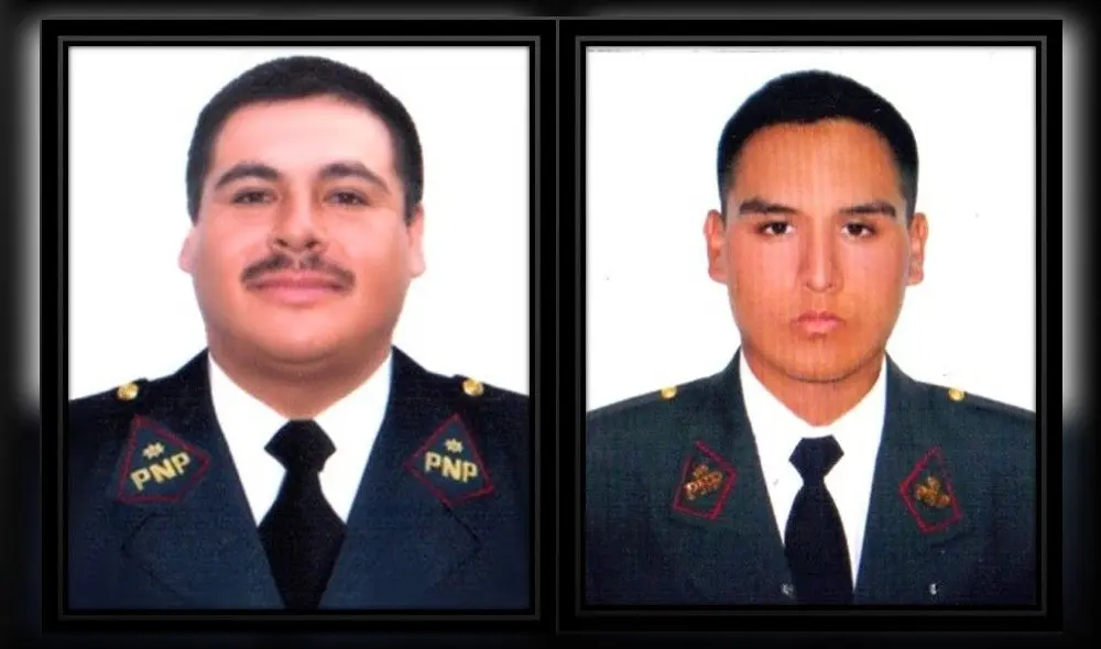 Los dos policías peruanos asesinados en el Rímac por el Gordo Afolfo.