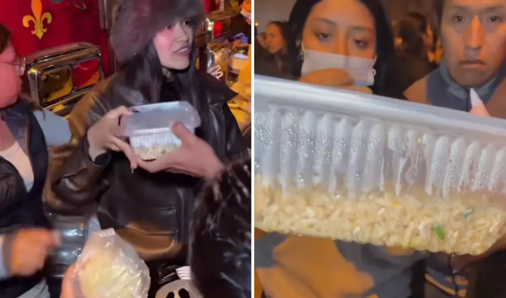 La creadora de contenido quedó indignada por la cantidad de chaufa que le sirvieron en cada uno de los platos, en los que gastó S/1.100.