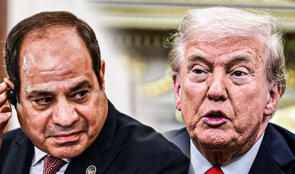 La firma oficial del acuerdo por la paz en Gaza se llevará a cabo en Egipto bajo la presidencia de Trump y su homólogo egipcio. Foto: Composición LR/AFP.