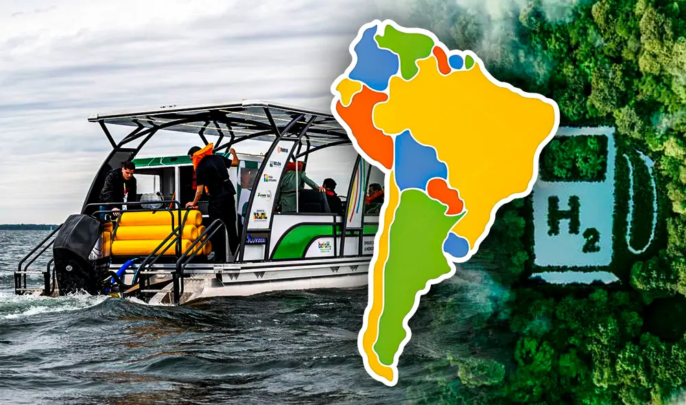 La embarcación de aluminio mide 9,5 metros de largo por 3 metros de ancho. Foto: Composición LR La embarcación de aluminio mide 9,5 metros de largo por 3 metros de ancho. Foto: Composición LR