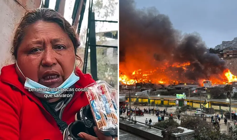 La madre de familia denuncio ser víctima de robo de sus pertenencias que rescató tras incendio en Pamplona Alta. La madre de familia denuncio ser víctima de robo de sus pertenencias que rescató tras incendio en Pamplona Alta.