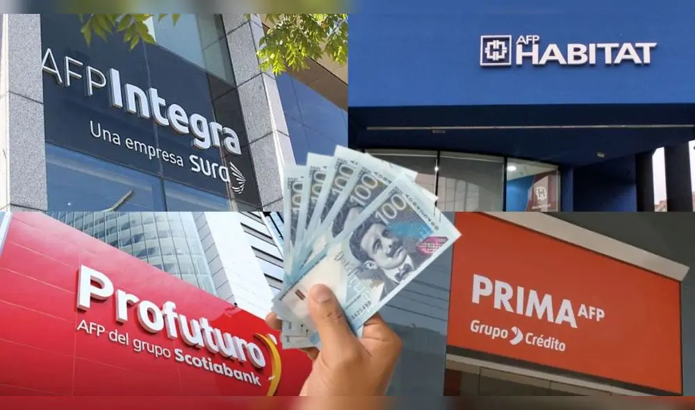 Octavo Retiro AFP permite solicitar hasta S/21.400 en Integra, Habitat, Prima y Profuturo. Foto: composición