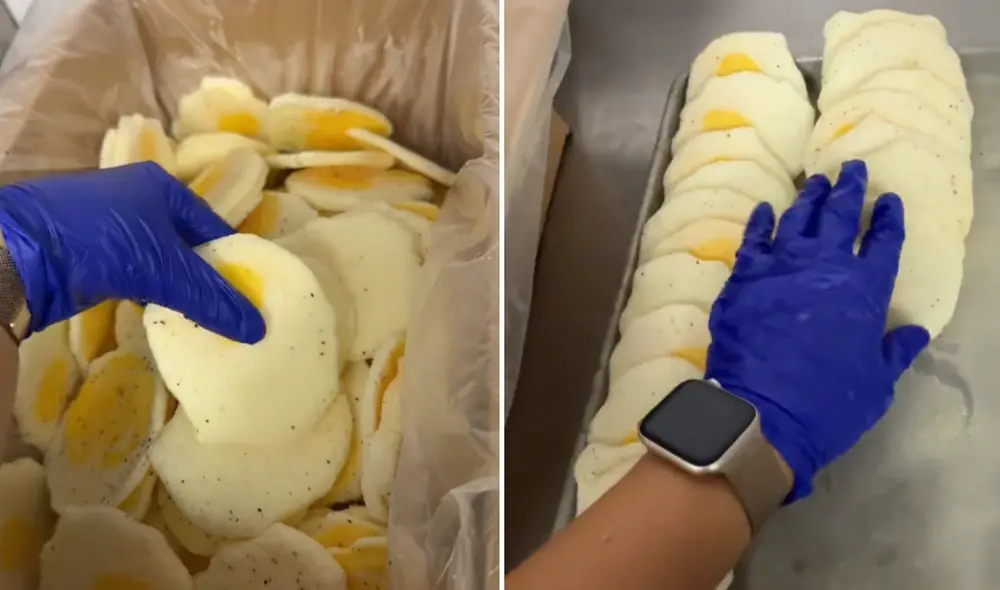 Paraguaya mostró el procedimiento del congelamiento del huevo frito en los Estados Unidos.