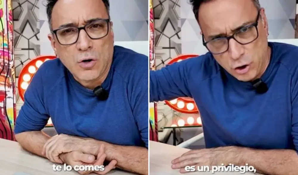 El comediante Carlos Galdós reflexionó sobre la crianza de sus hijos.