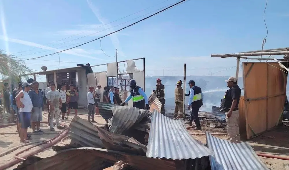 Damnificados indicaron que el fuego se extendió rápidamente.