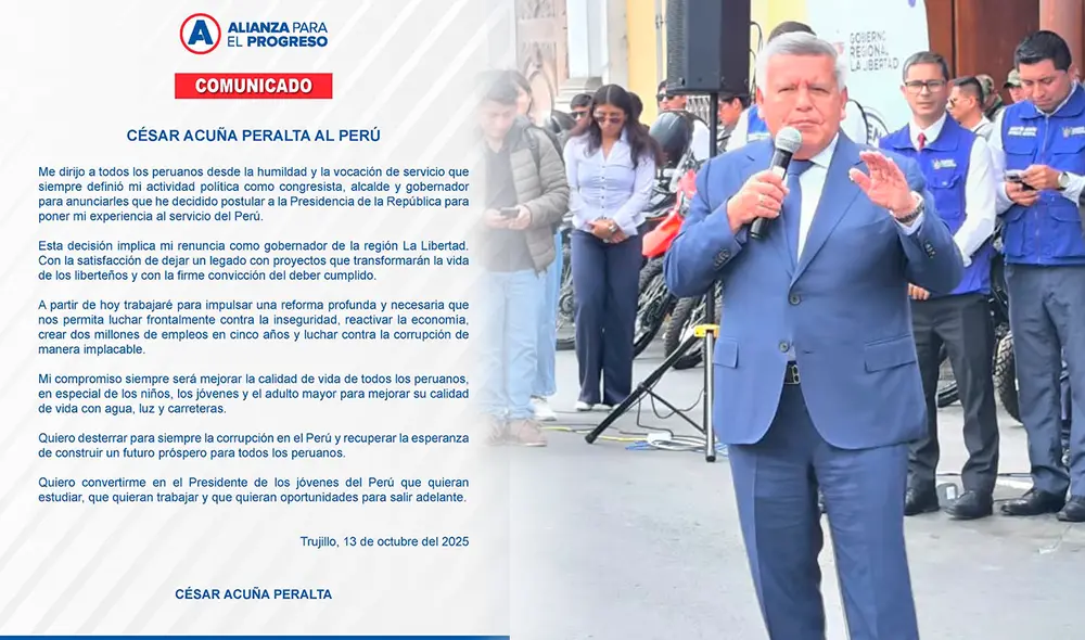 Este martes se elegirá al nuevo gobernador regional de La Libertad.