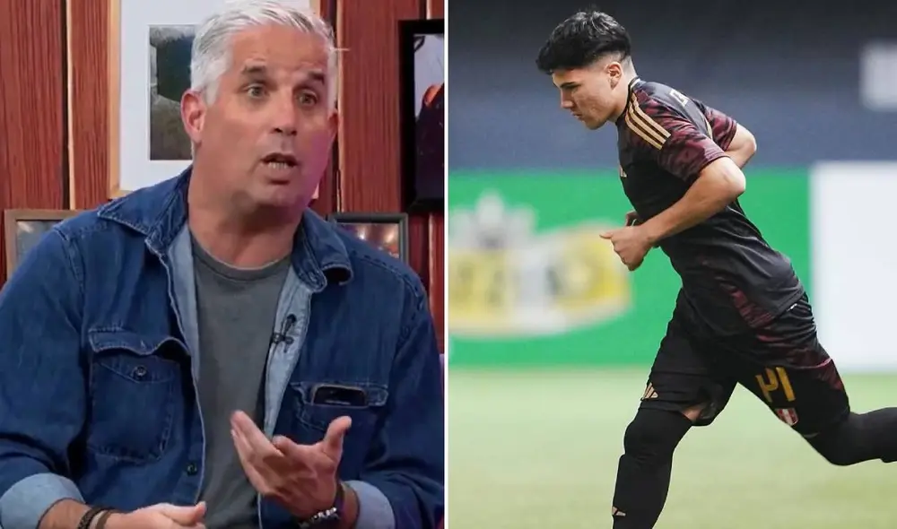 Felipe Chávez ya ha jugado en la selección peruana sub 17 y sub 20. Foto: composición LR/captura de 'Movistar Deportes'/FC Bayern Campus