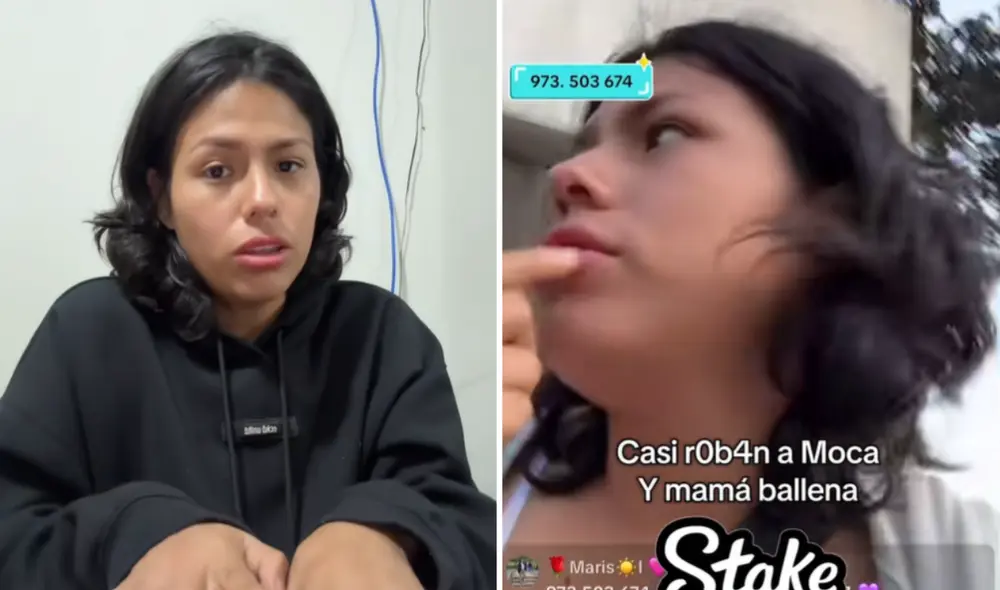La tiktoker peruana Mocca casi sufre robo de sus pertenencias mientras repartía víveres a los damnificados del incendio en SJM.