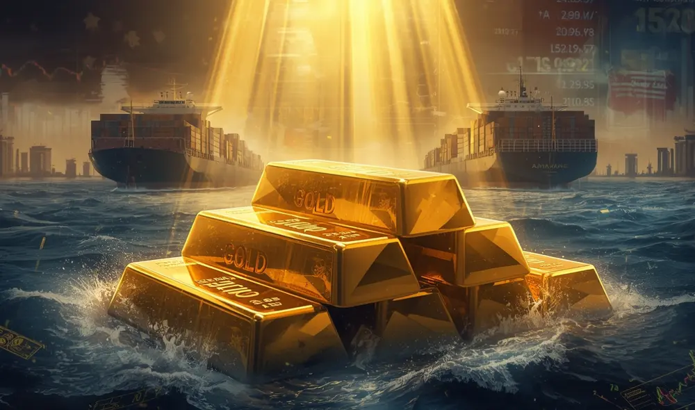 Precio del oro podría llegar a los US$5.000 este 2025. Foto: generado con IA Precio del oro podría llegar a los US$5.000 este 2025. Foto: generado con IA